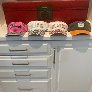 JERRY LEIGH PREMIUM ORLANDO FLORIDA BASEBALL HATS - UNISEX - BRAND NEW WITH TAGS